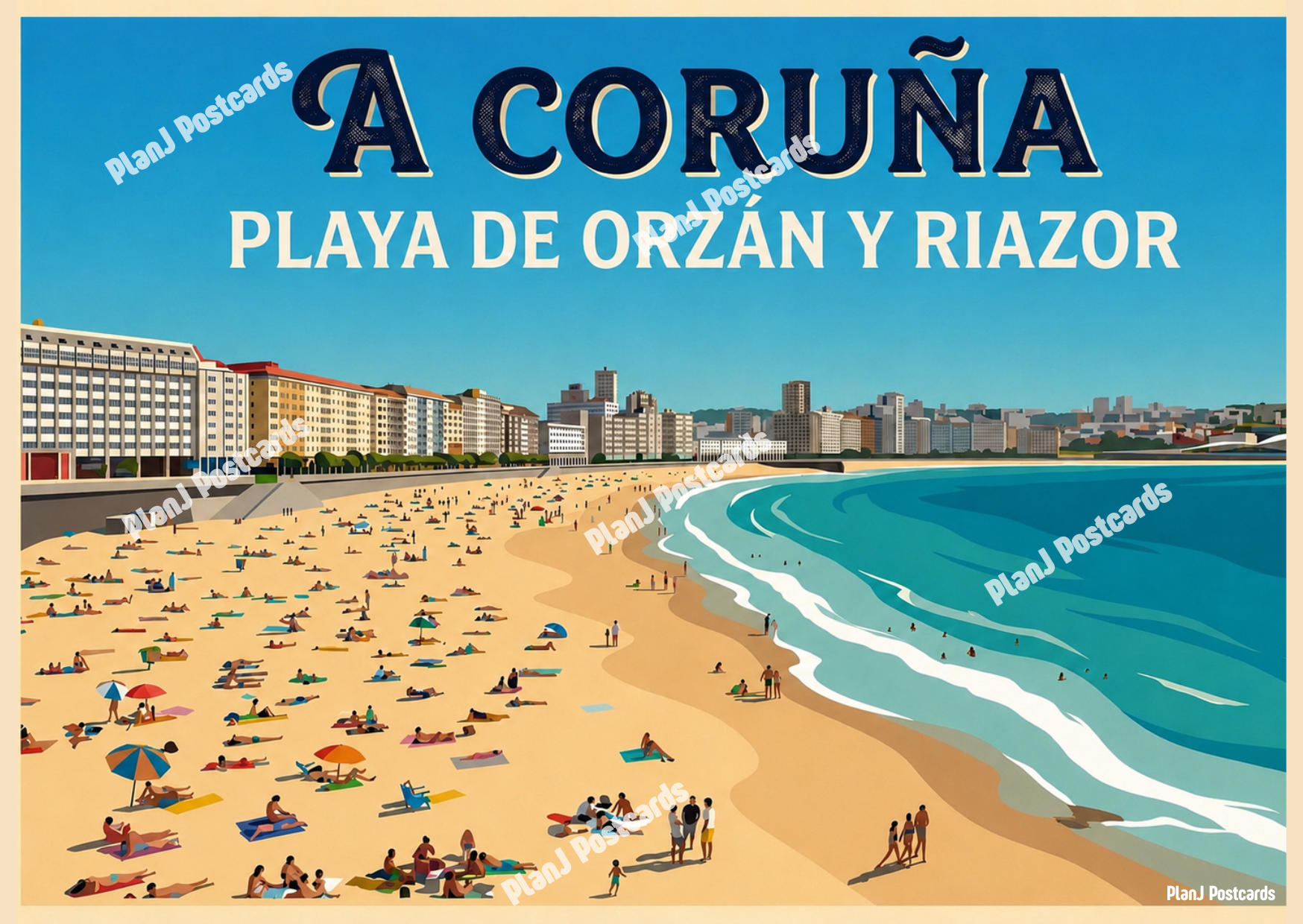 Playas de Orzán y Riazor